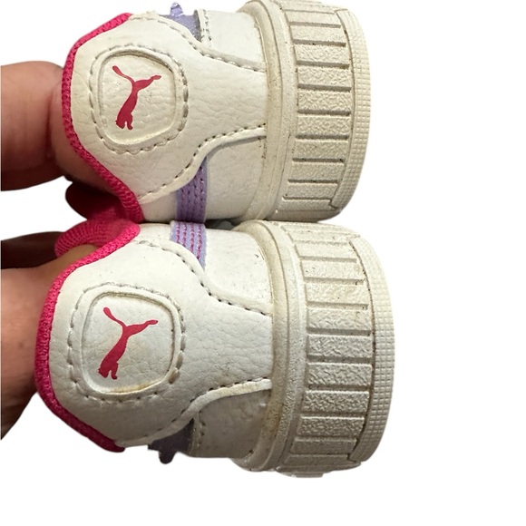 PUMA Carina 2.0 Jelly Fade Athletic Shoe / Toddler - White / Pink /Lavender Sz 7 - Picture 3 of 7